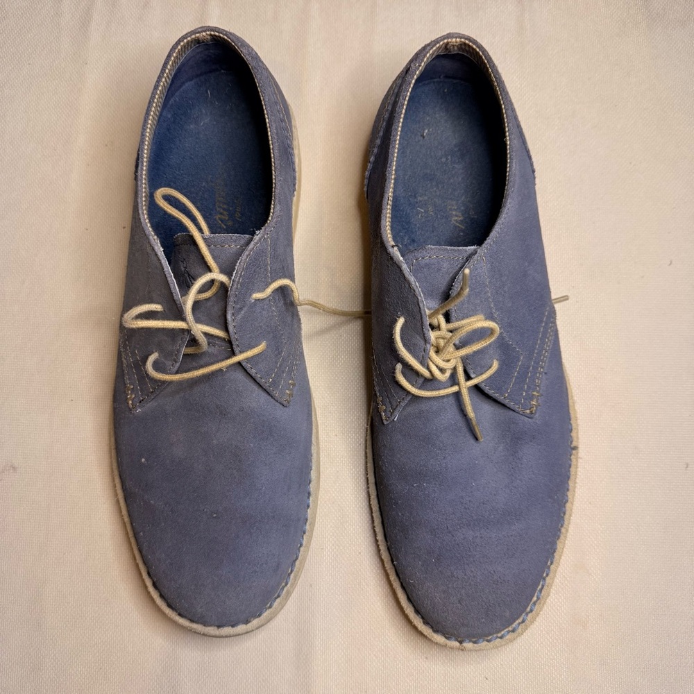 Blue Suede Derbies